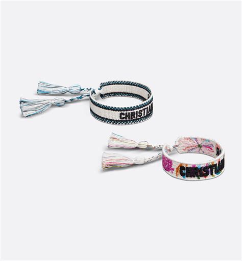 pulsera de tela christian dior|pulseras cristianas para mujer.